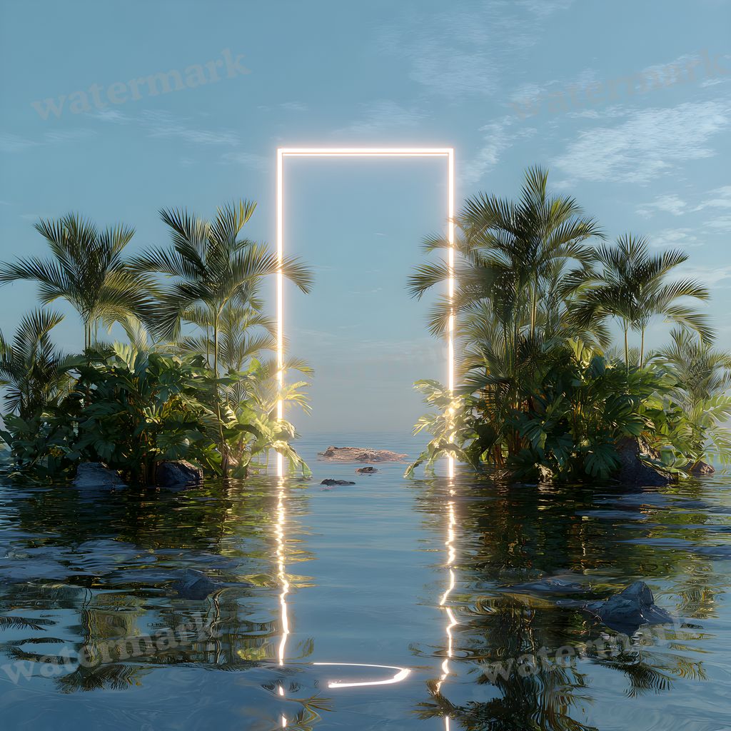 Blue Gradientd Render Backdrop Images
