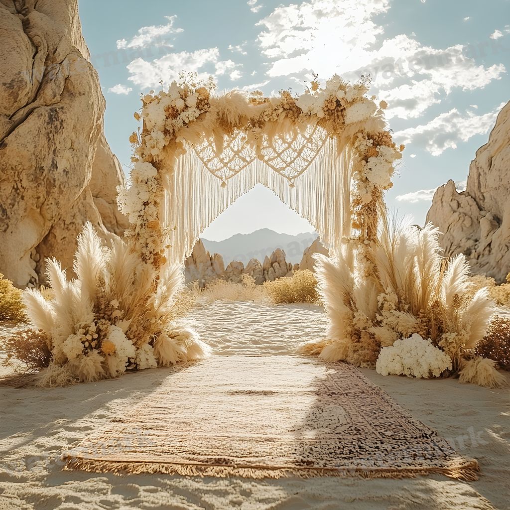 Bohemian Desert Backdrop Images