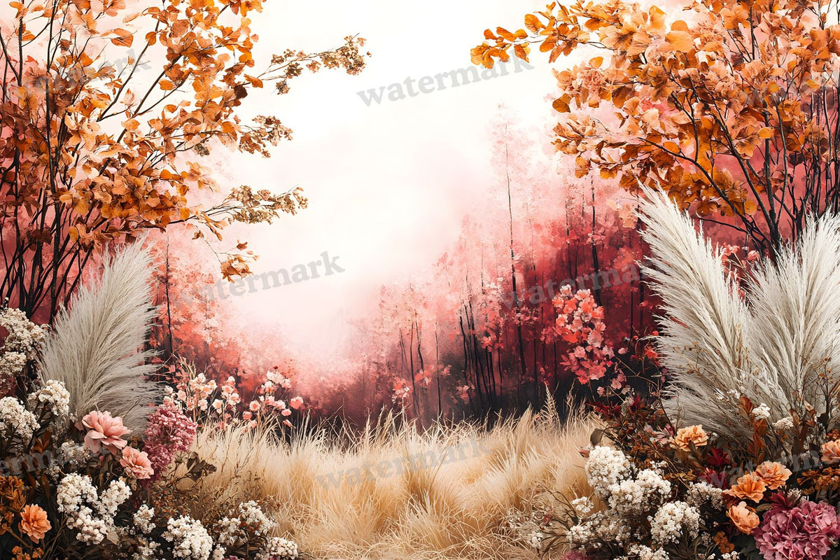 Boho Pink Arch Backdrop Images