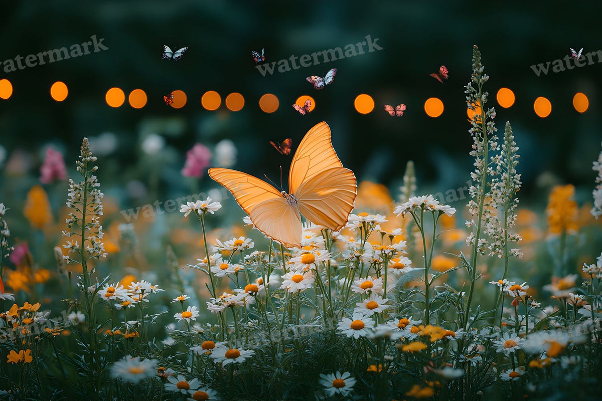 Butterfly Meadow Backdrop Images