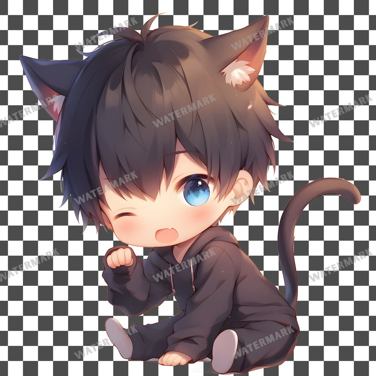 Catboy Anime Clipart Pngs