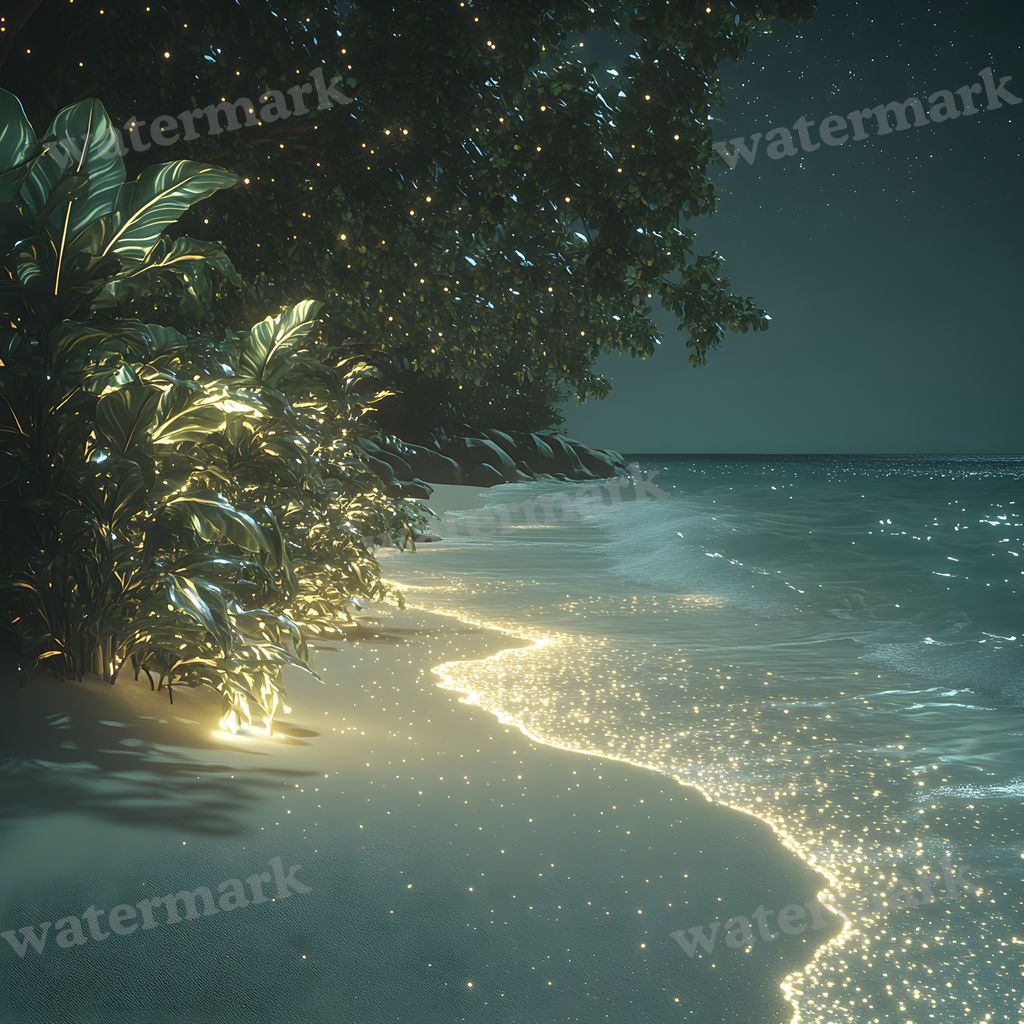 Celestial Beach Backdrop Images