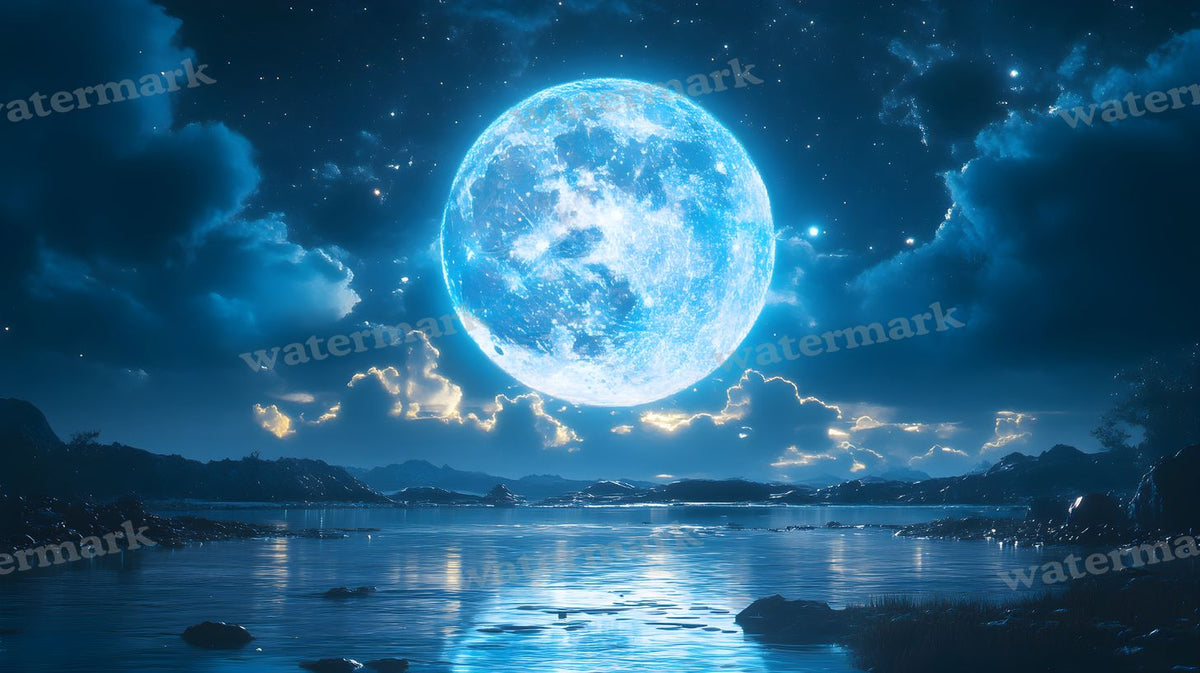 Celestial Moons Backdrop Images
