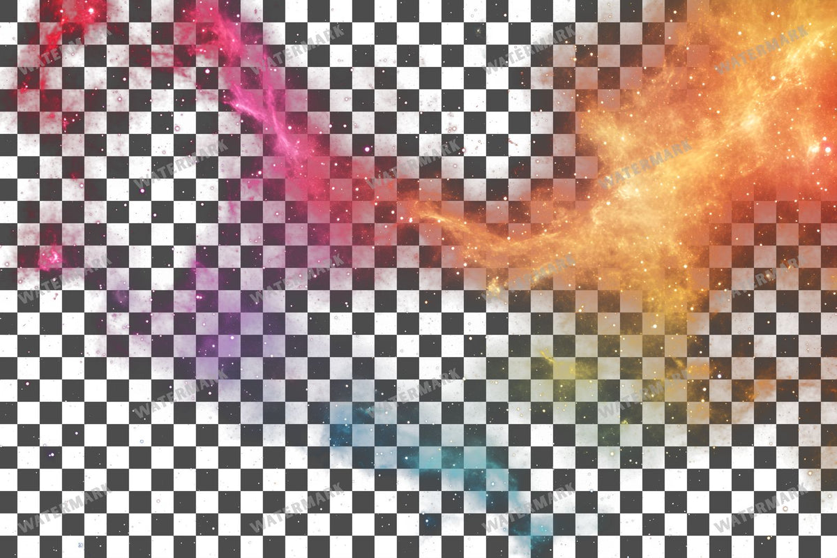 Celestial Nebula Transparent Overlay Pngs