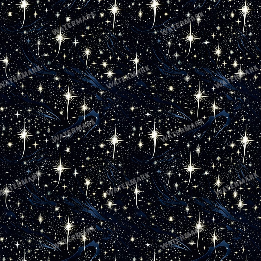Celestial Seamless Pattern