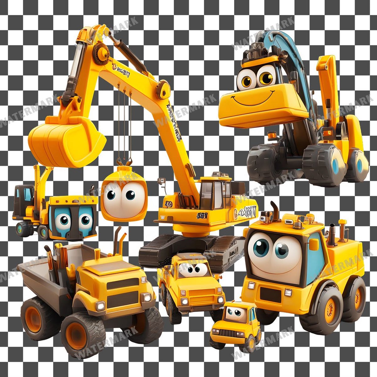 Charactersexpressive Faces Clipart Pngs