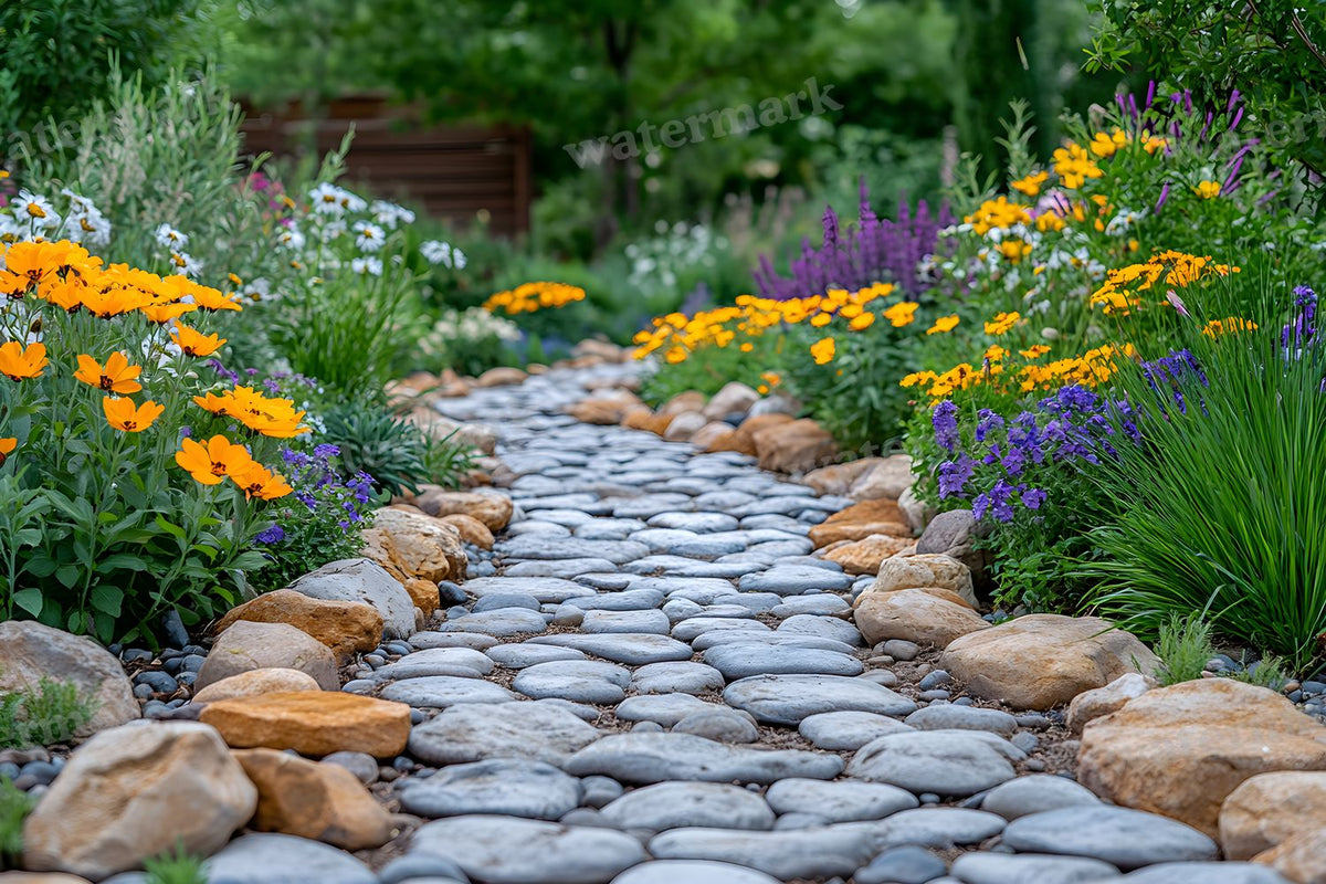 Charming Garden Backdrop Images
