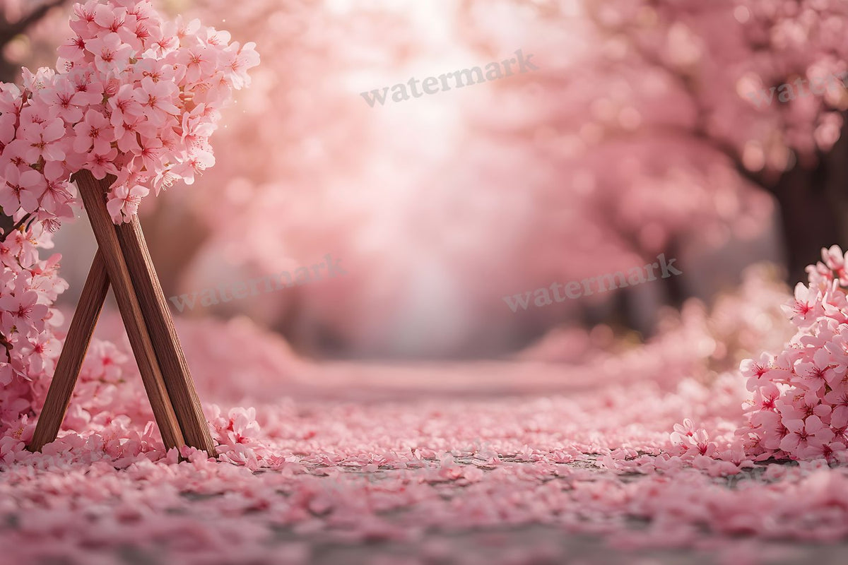 Cherry Blossom Serenity Backdrop Images
