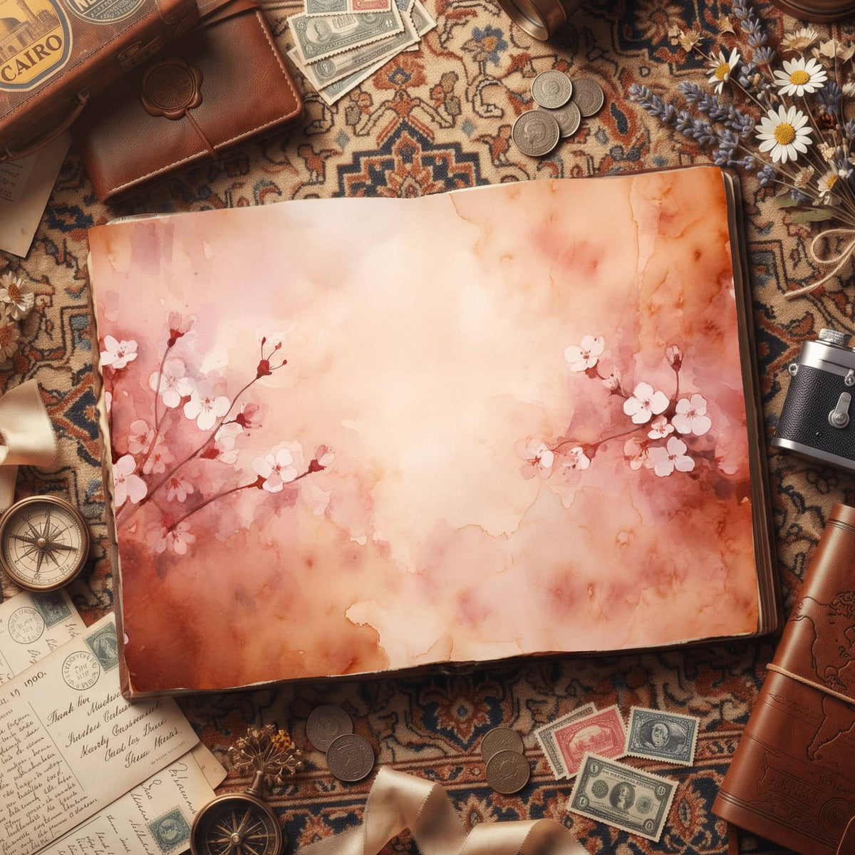 Cherryblossoms Digital Papers