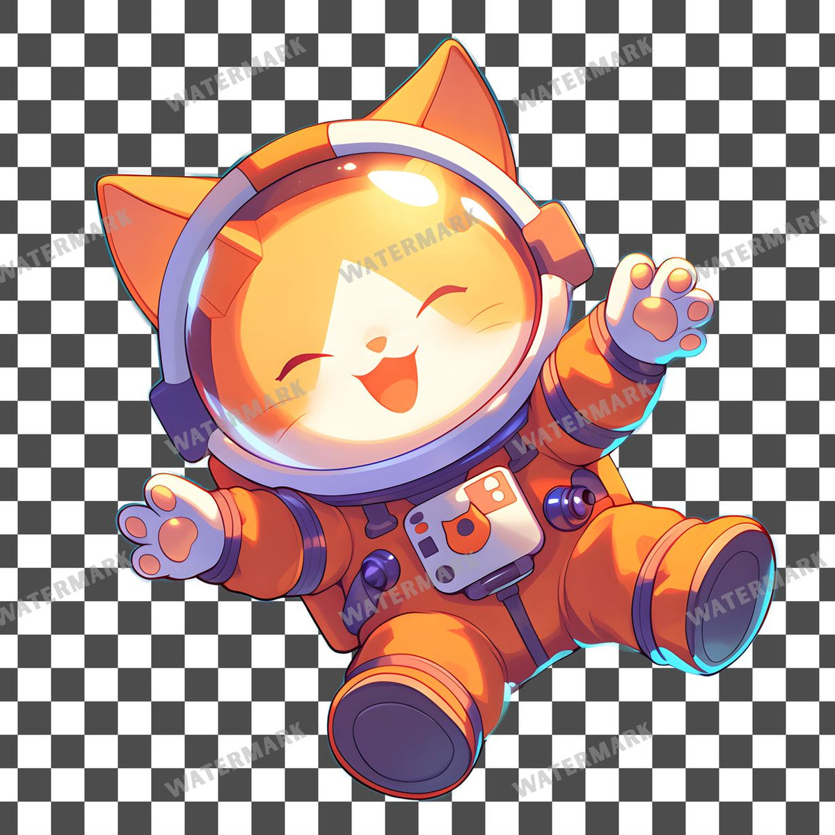 Chibi Astronaut Clipart Pngs