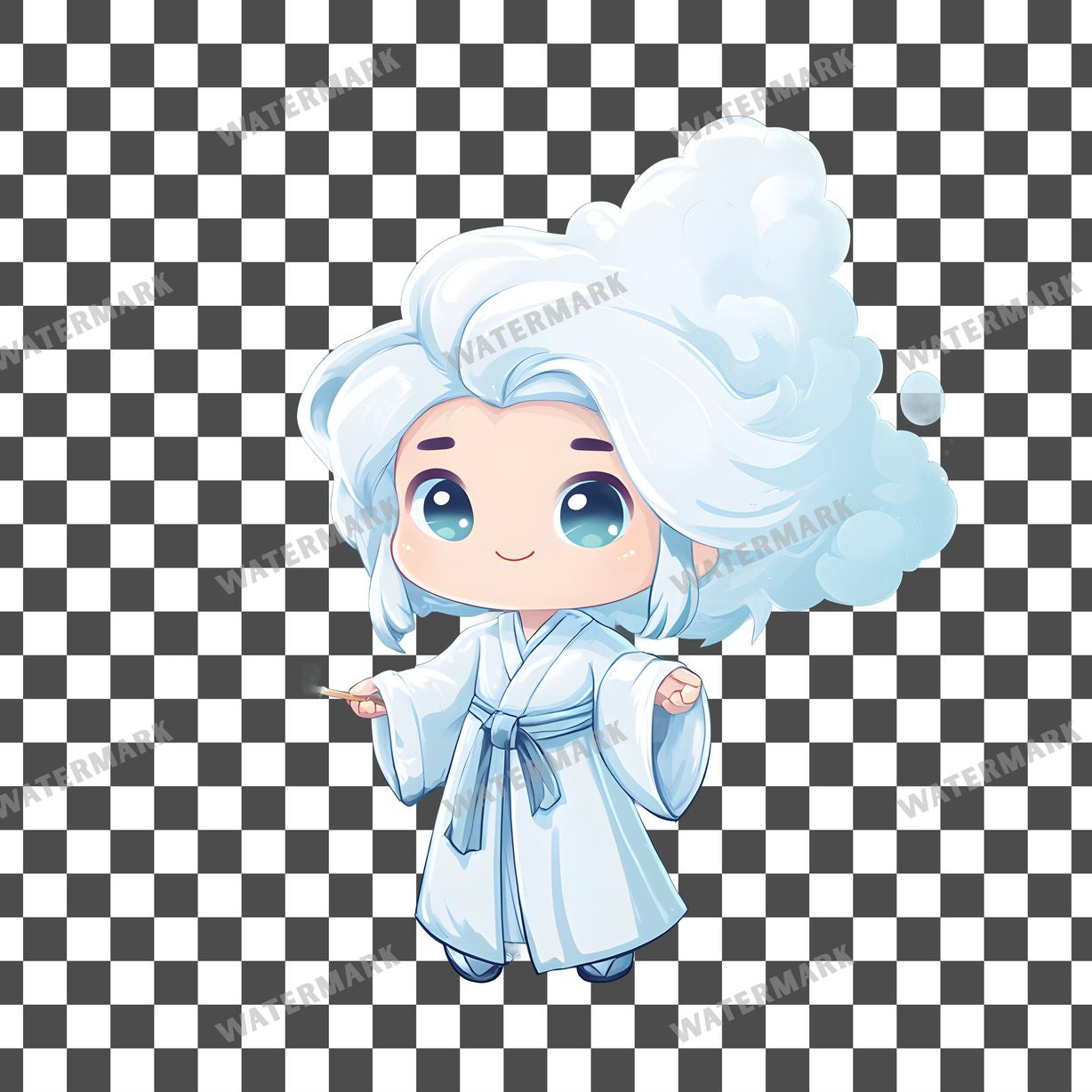 Chibi Cloud Clipart Pngs