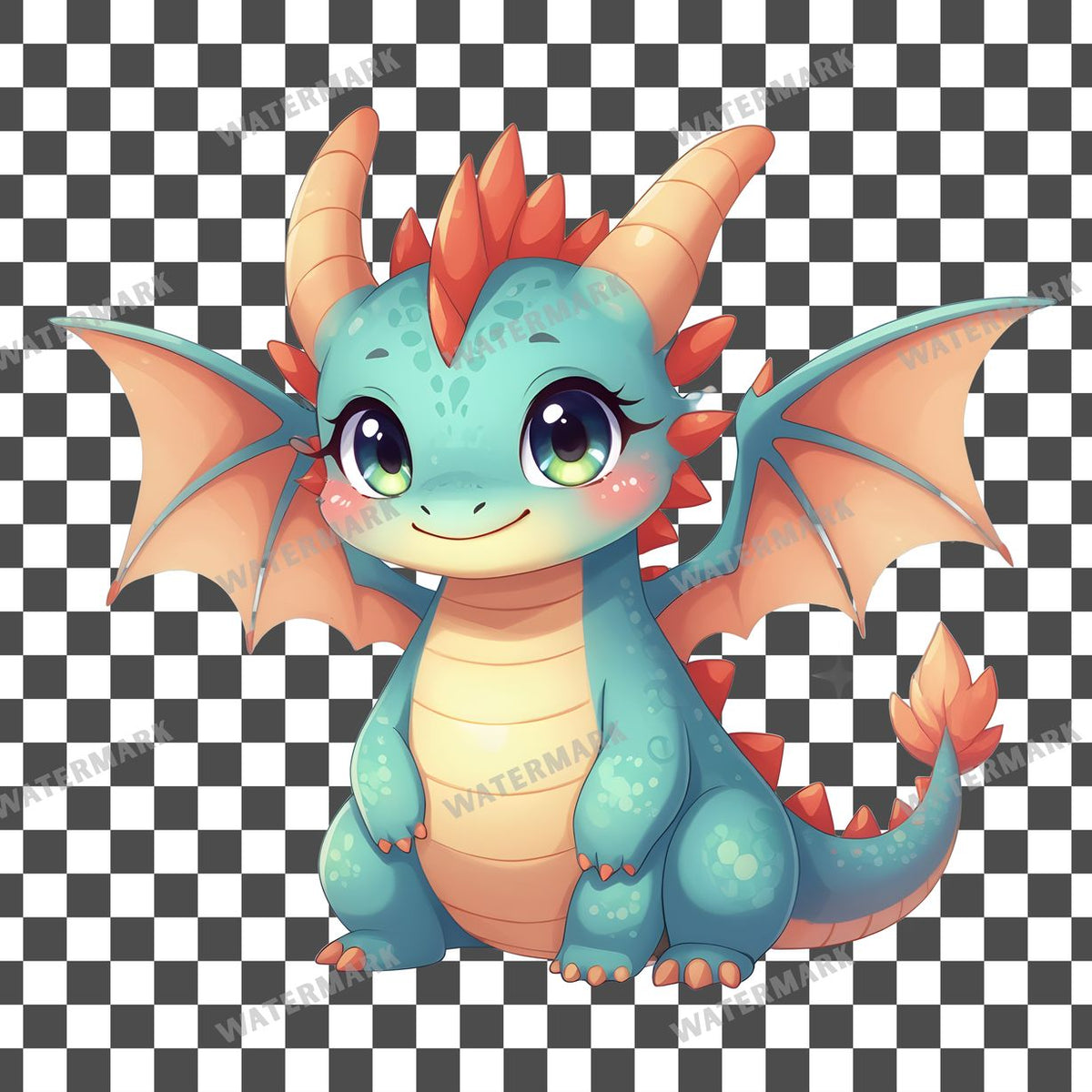 Chibi Dragon Clipart Pngs