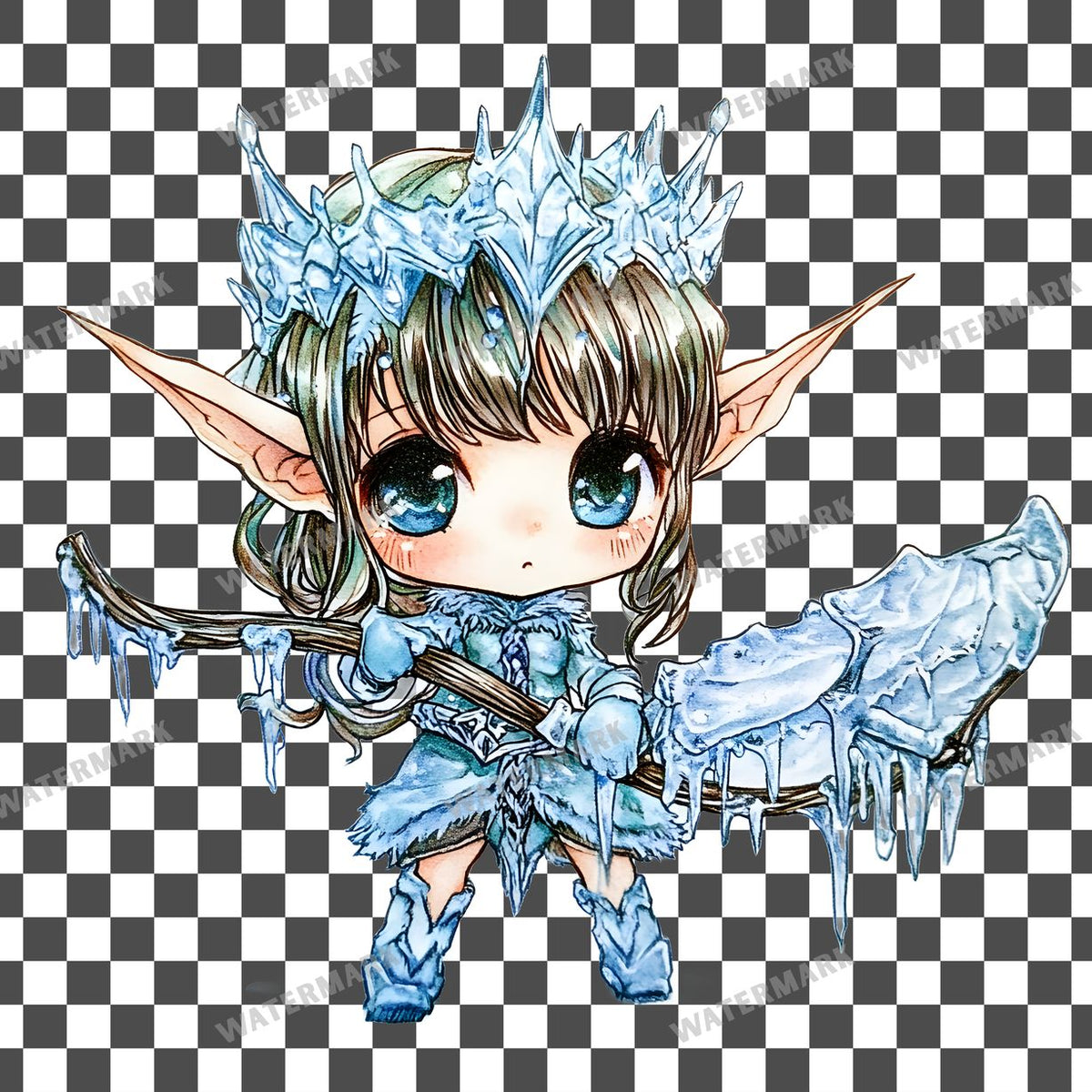 Chibi Frost Clipart Pngs