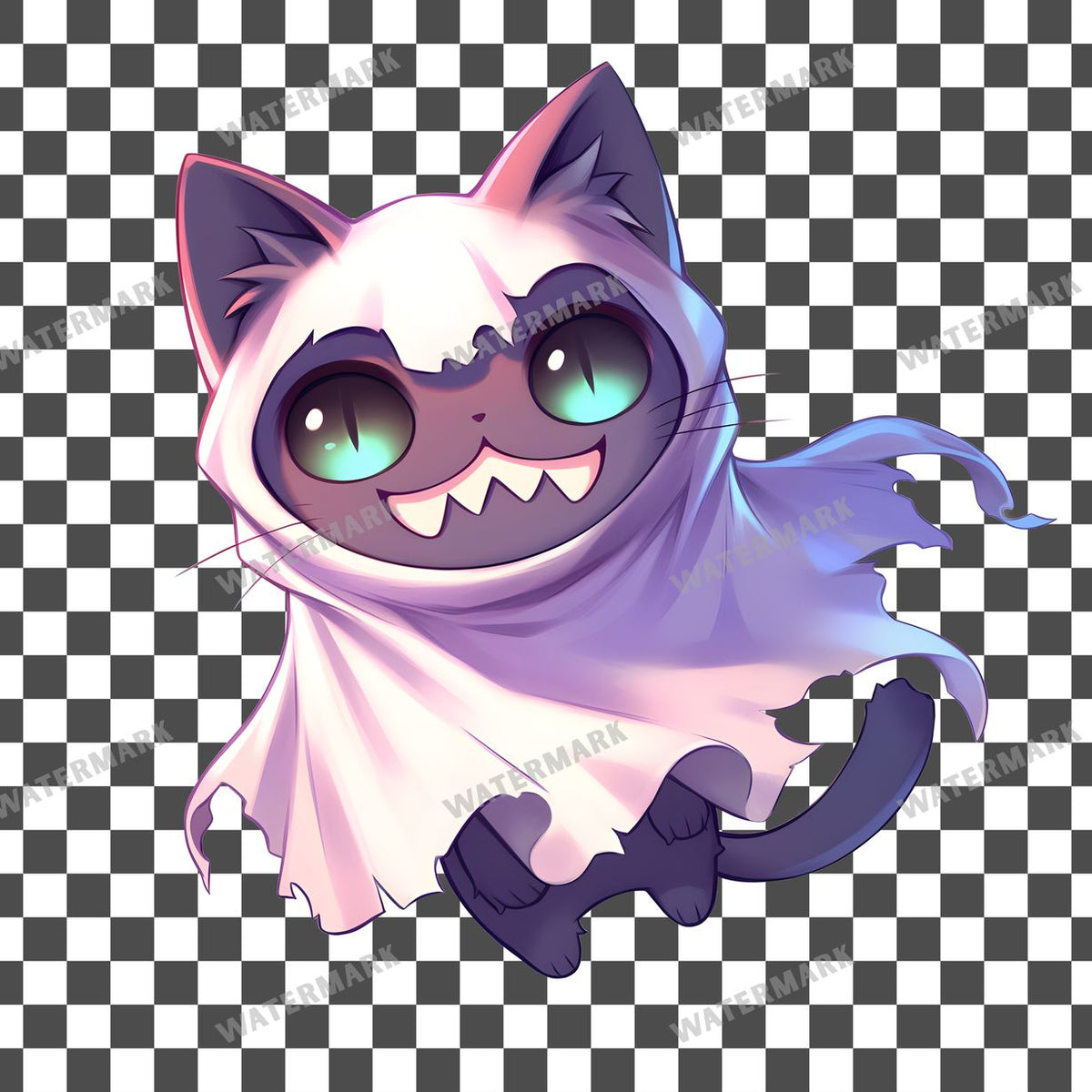 Chibi Ghost Clipart Pngs