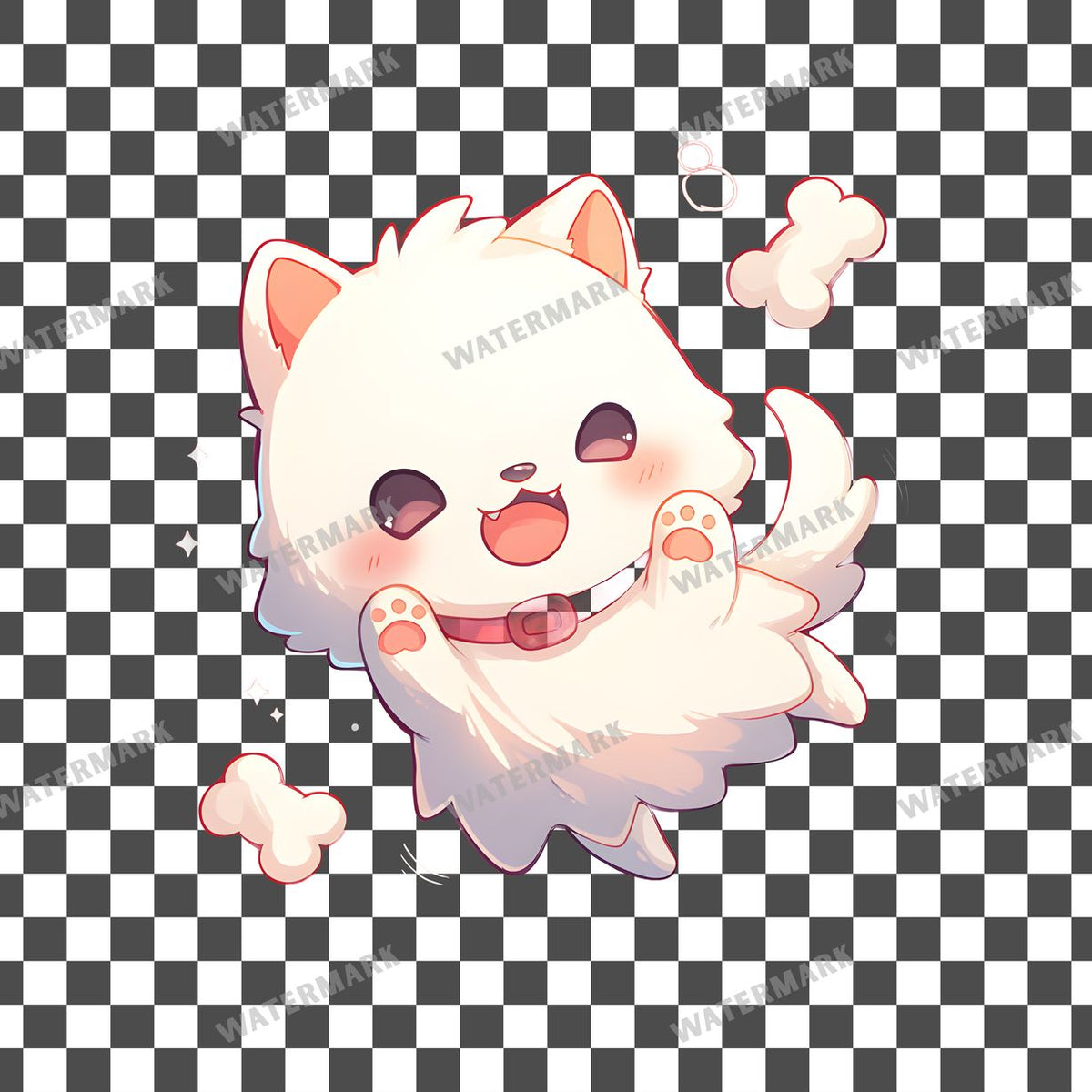 Chibi Ghost Clipart Pngs