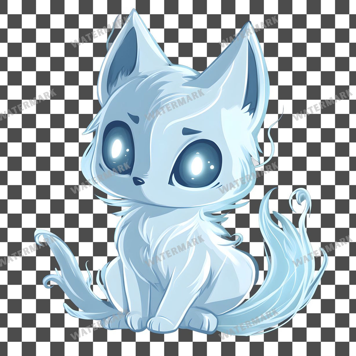 Chibi Ghostly Clipart Pngs