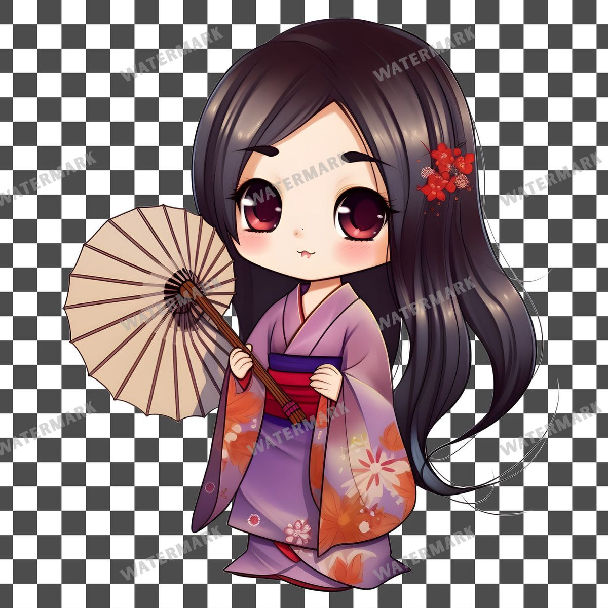 Chibi Girl Clipart Pngs