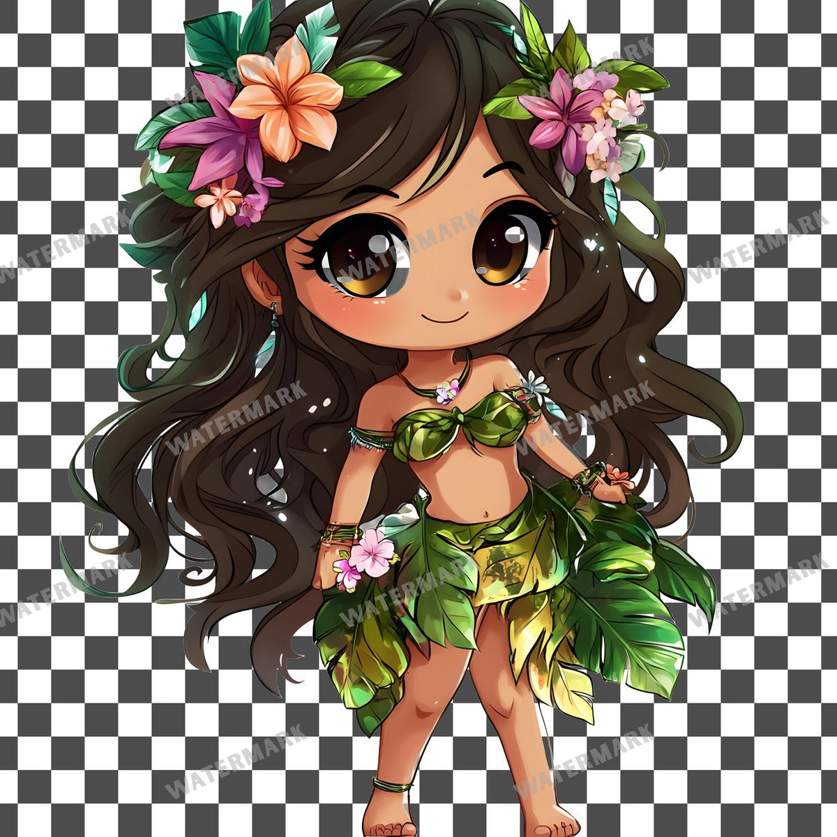 Chibi Jungle Clipart Pngs