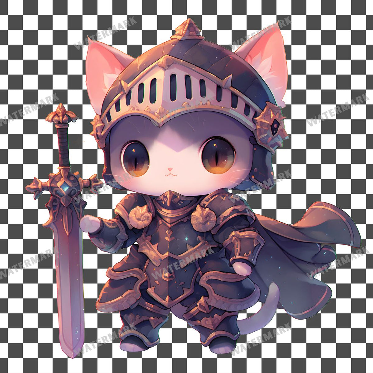 Chibi Knight Clipart Pngs