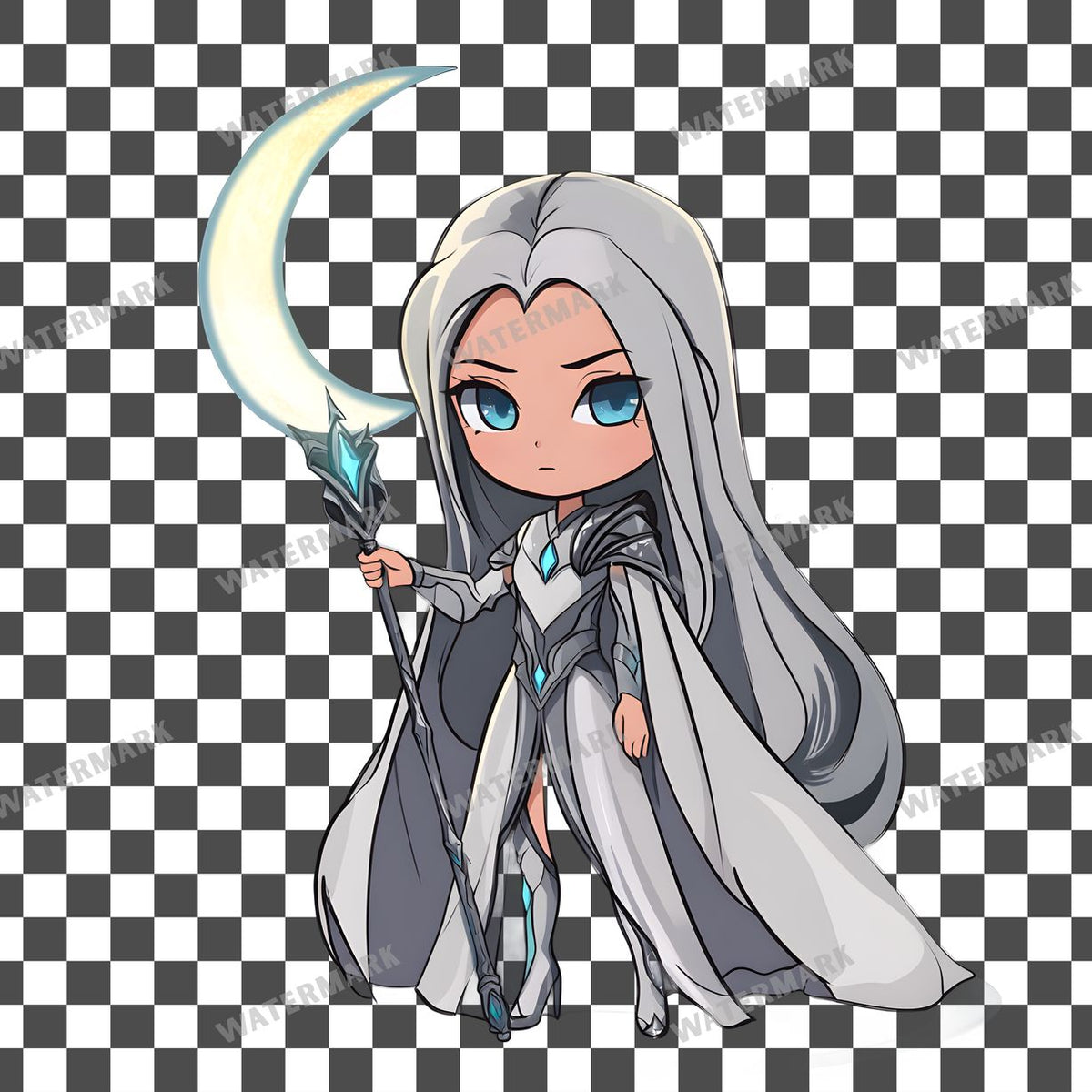 Chibi Lunar Clipart Pngs