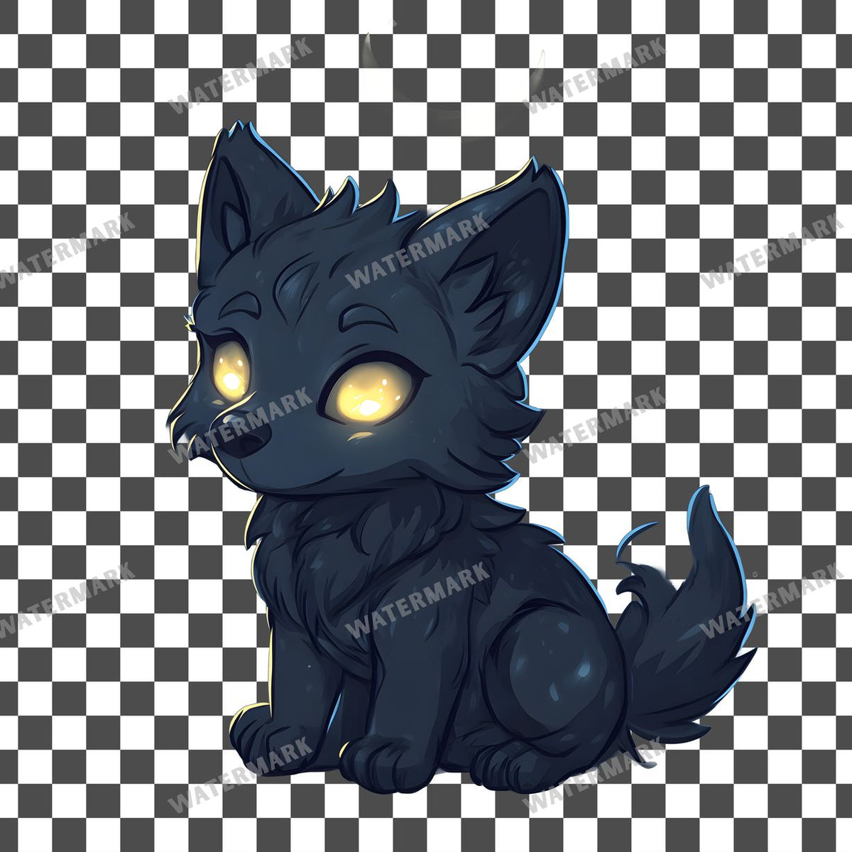 Chibi Moonlight Clipart Pngs
