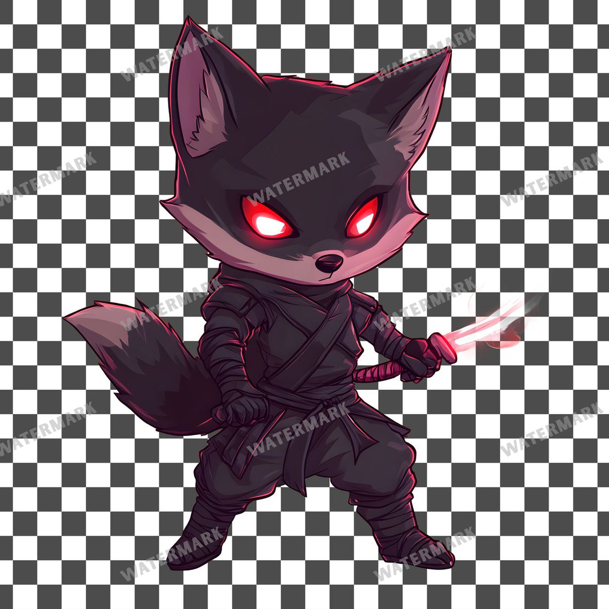 Chibi Ninja Clipart Pngs