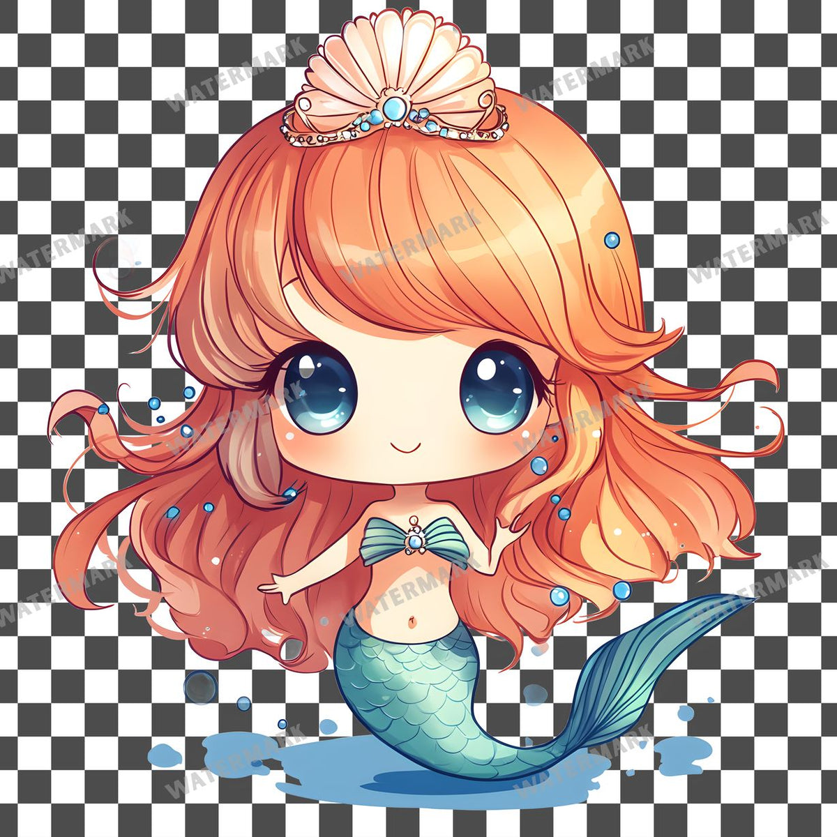 Chibi Ocean Clipart Pngs