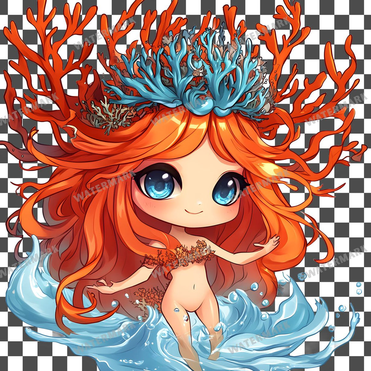Chibi Ocean Clipart Pngs