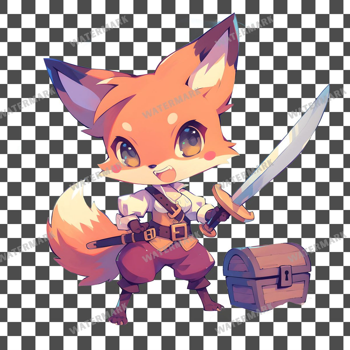 Chibi Pirate Clipart Pngs