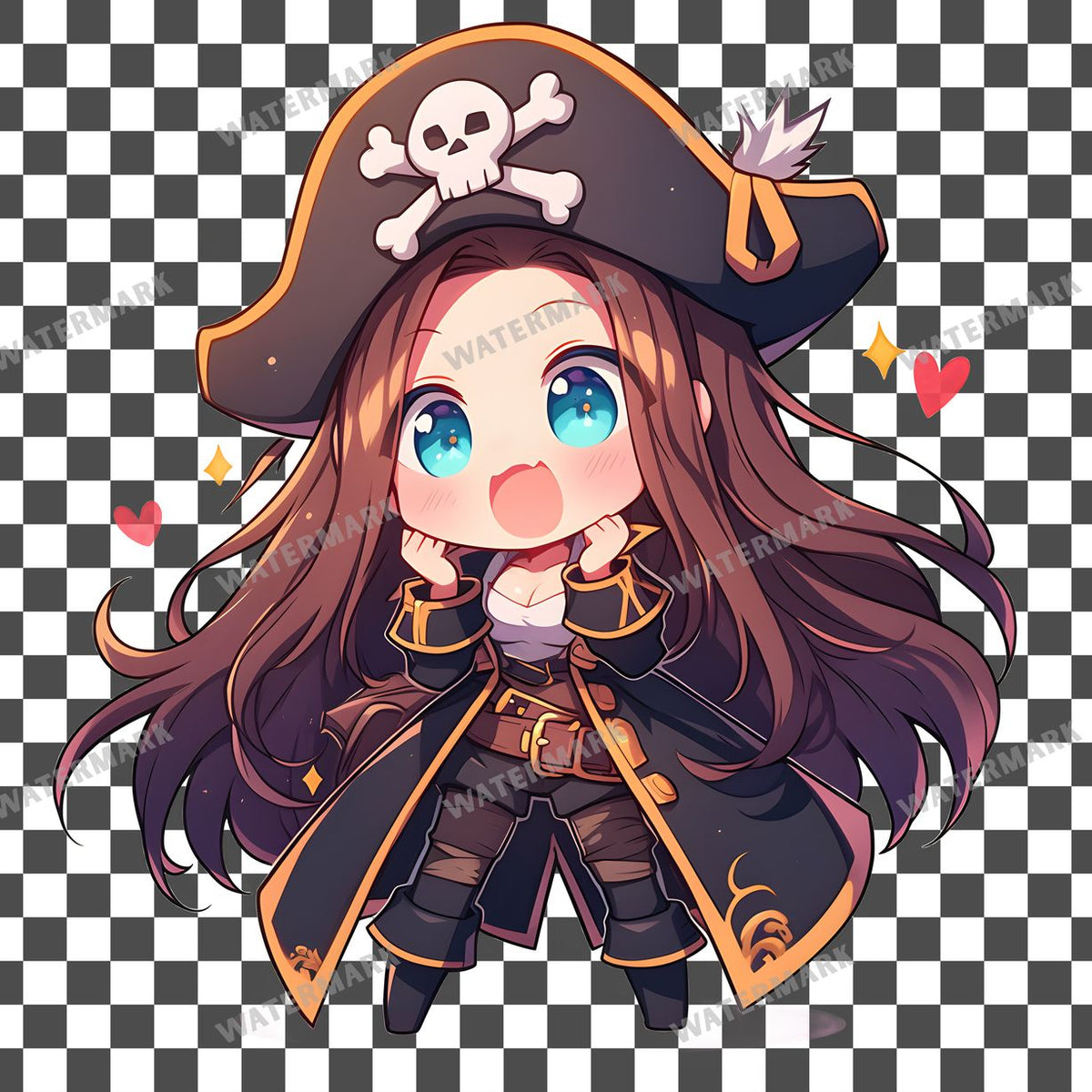 Chibi Pirate Clipart Pngs