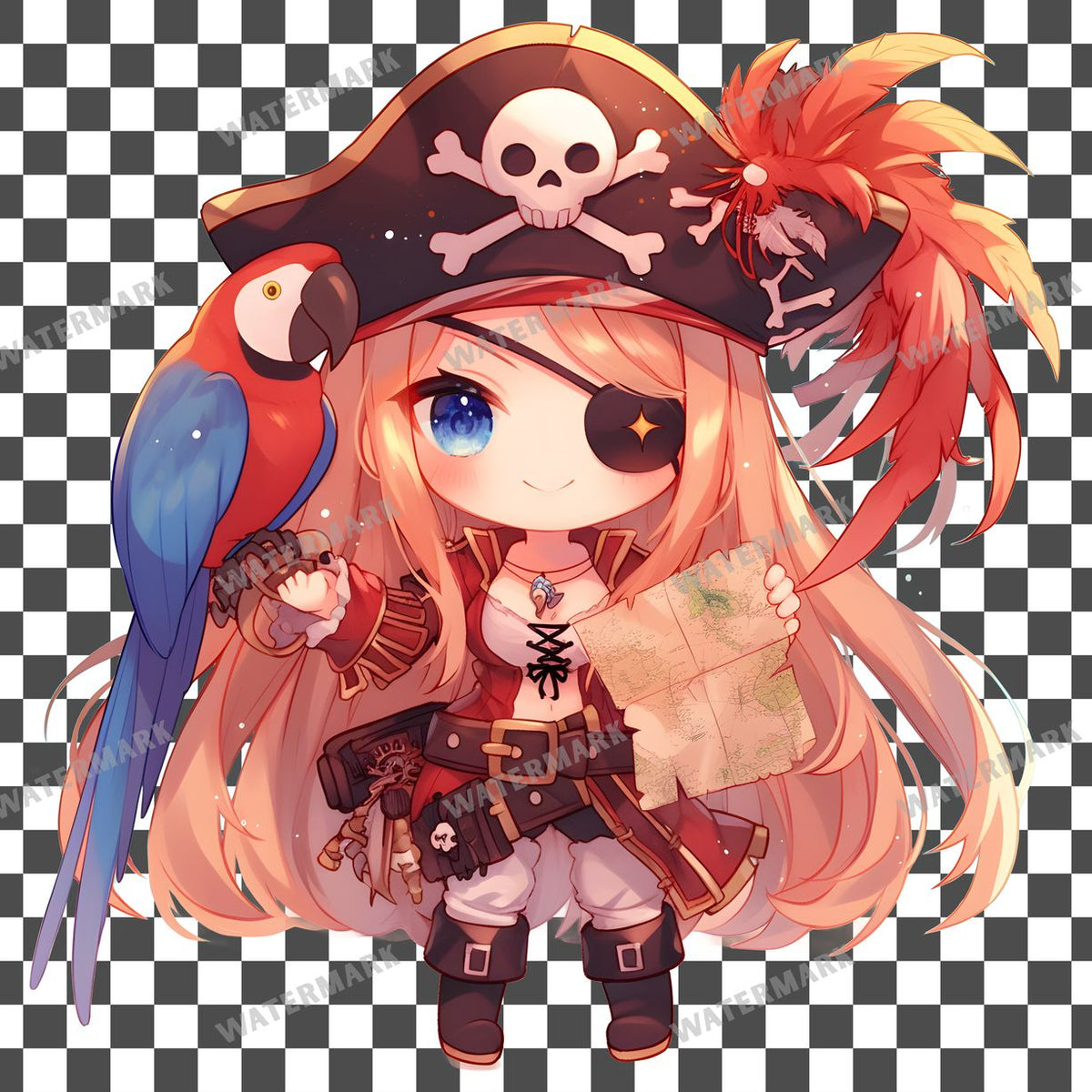 Chibi Pirate Clipart Pngs