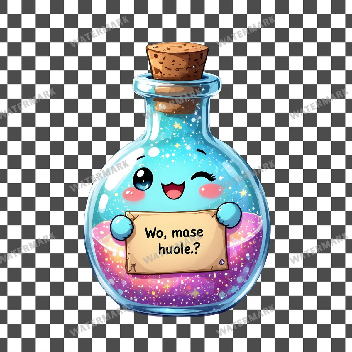 Chibi Potion Bottle Clipart Pngs