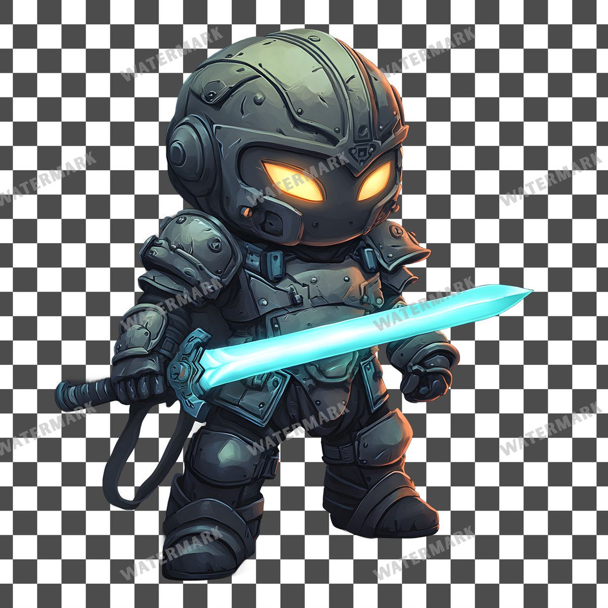 Chibi Robot Clipart Pngs
