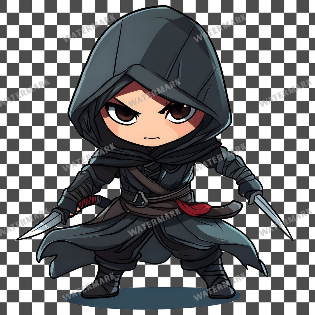 Chibi Shadow Clipart Pngs