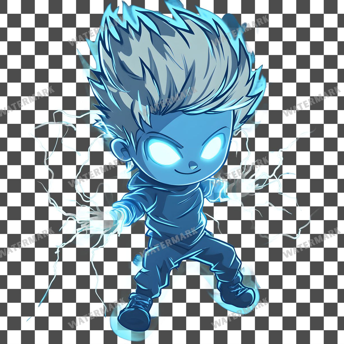 Chibi Thunder Clipart Pngs