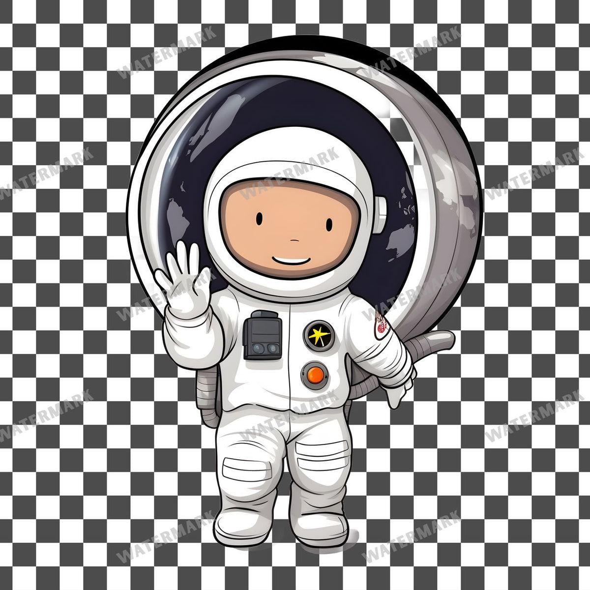 Chibiastronaut Clipart Pngs