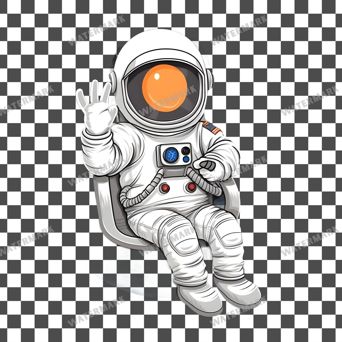 Chibiastronaut Clipart Pngs