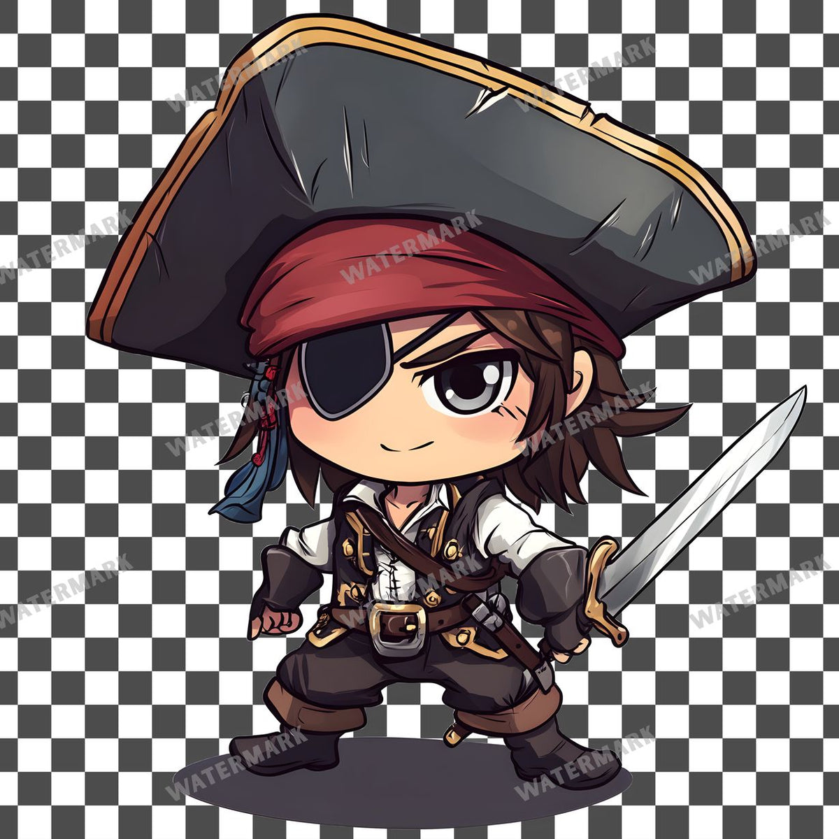 Chibipirate Clipart Pngs
