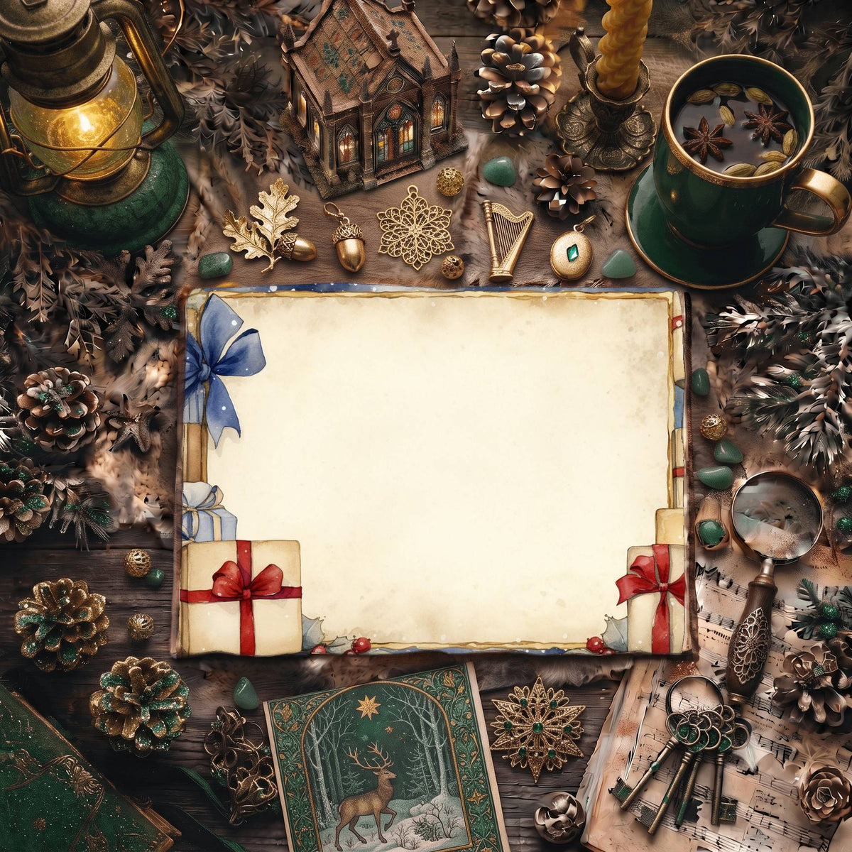 Christmas Gifts Digital Papers
