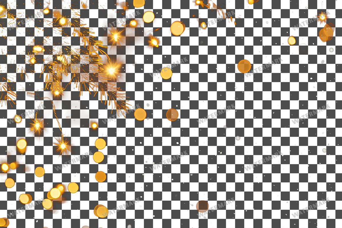 Christmas Lights Transparent Overlay Pngs