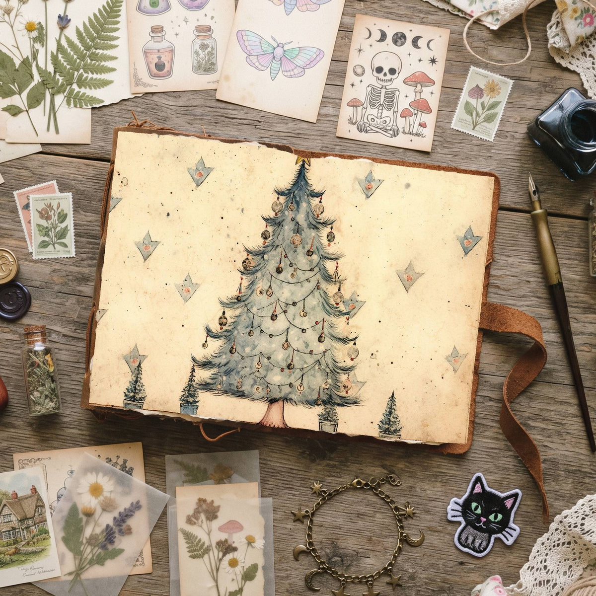 Christmas Trees Digital Papers