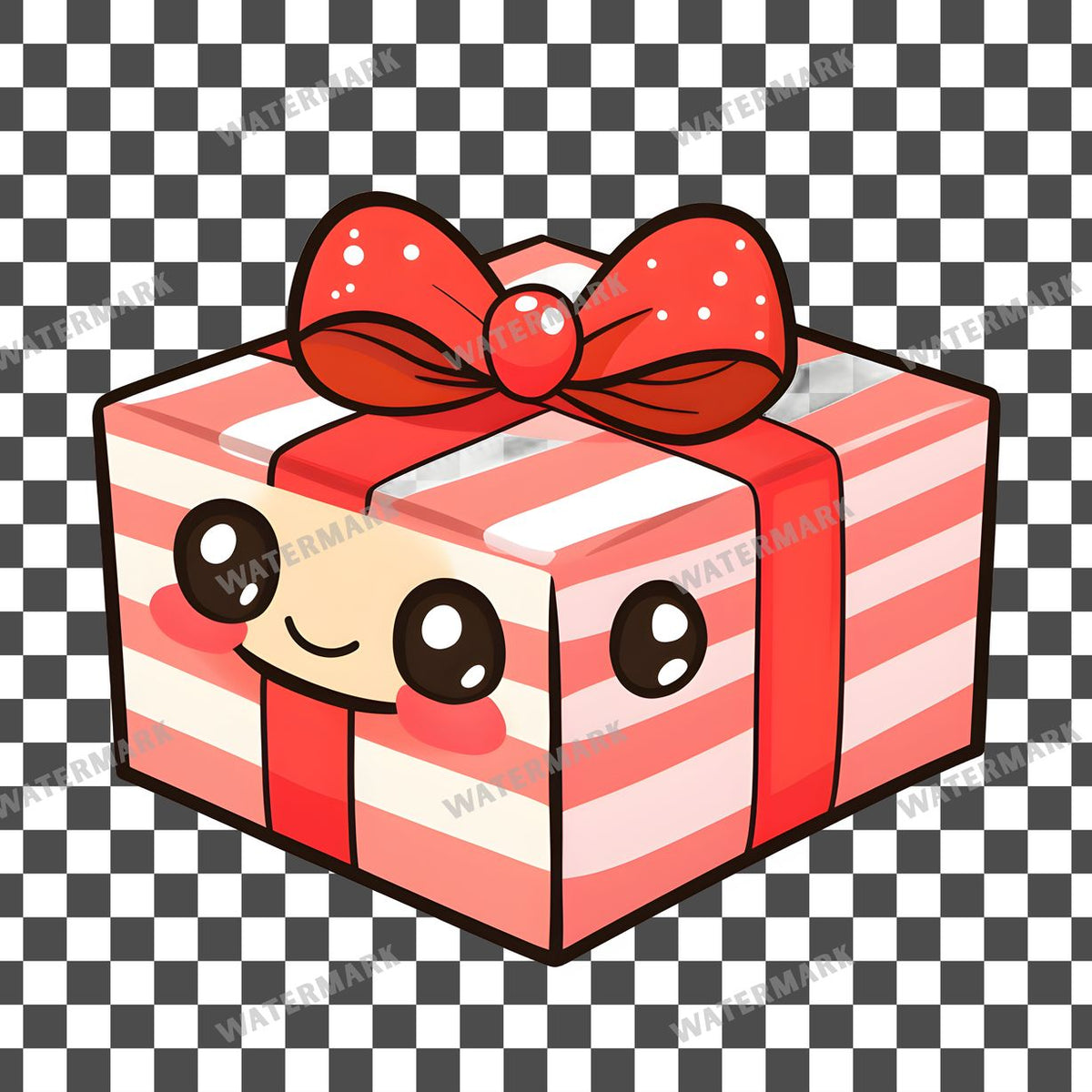 Christmas Kawaii Style Clipart Pngs