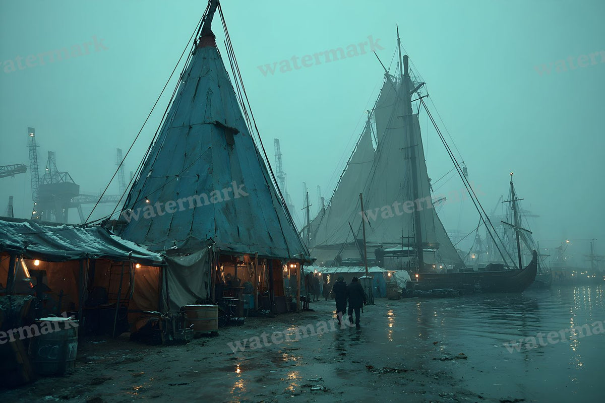 Cinematic Viking Scene Backdrop Images