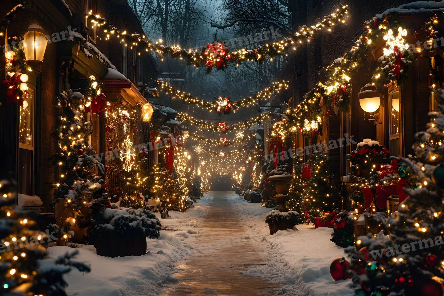 Classic Christmas Backdrop Images