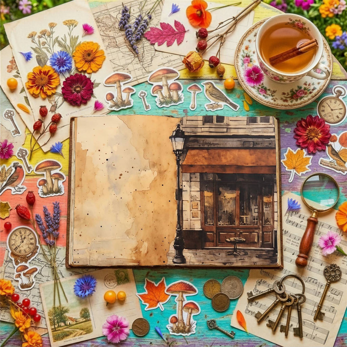 Coffee Shop Digital Papers