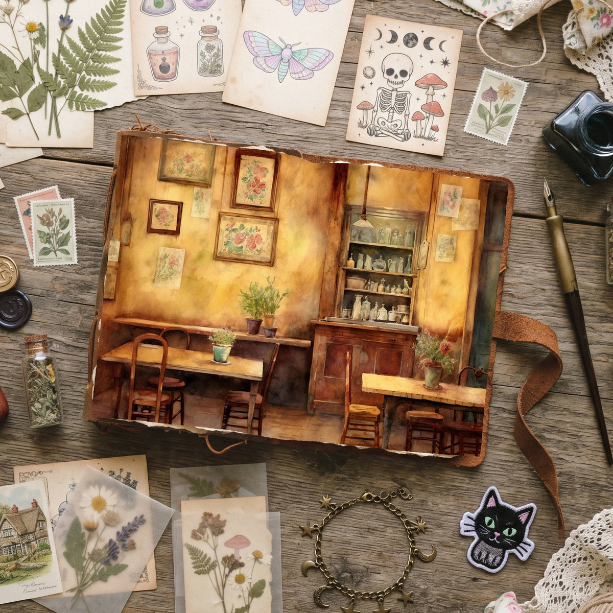 Coffee Shop Digital Papers
