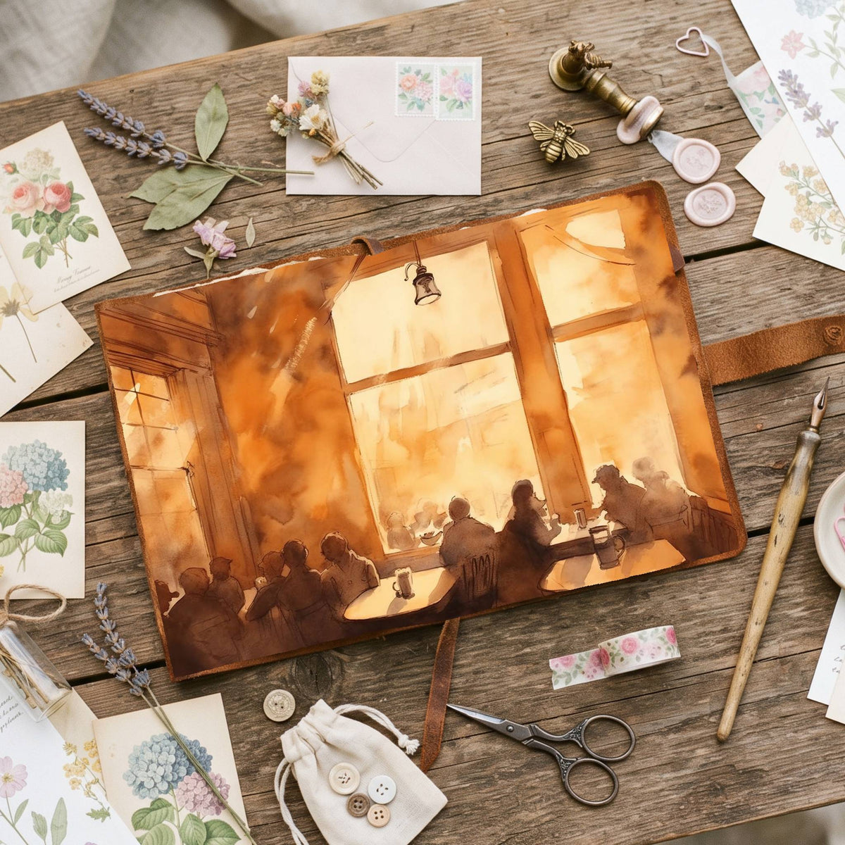 Coffee Shop Digital Papers