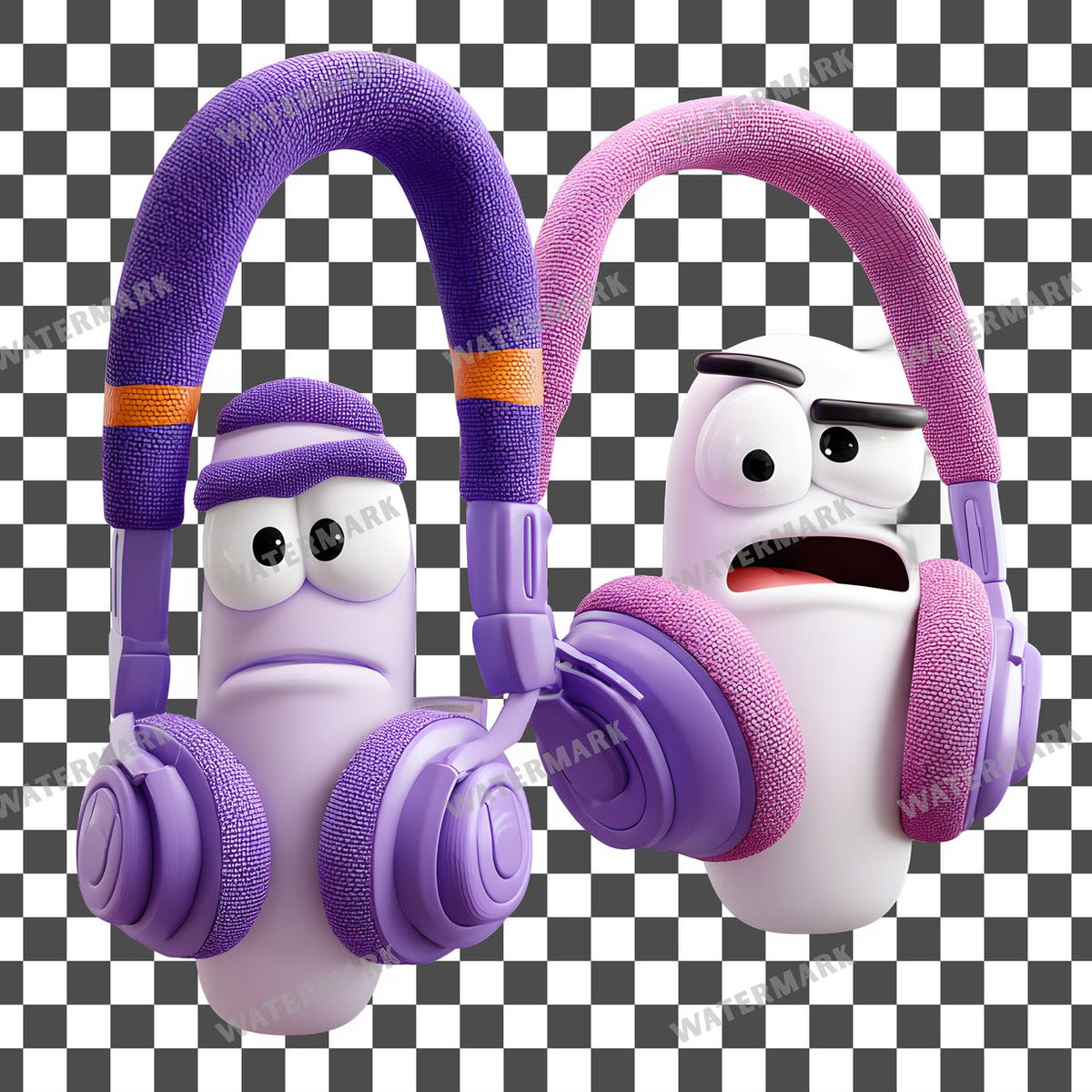 Confused Pair Clipart Pngs