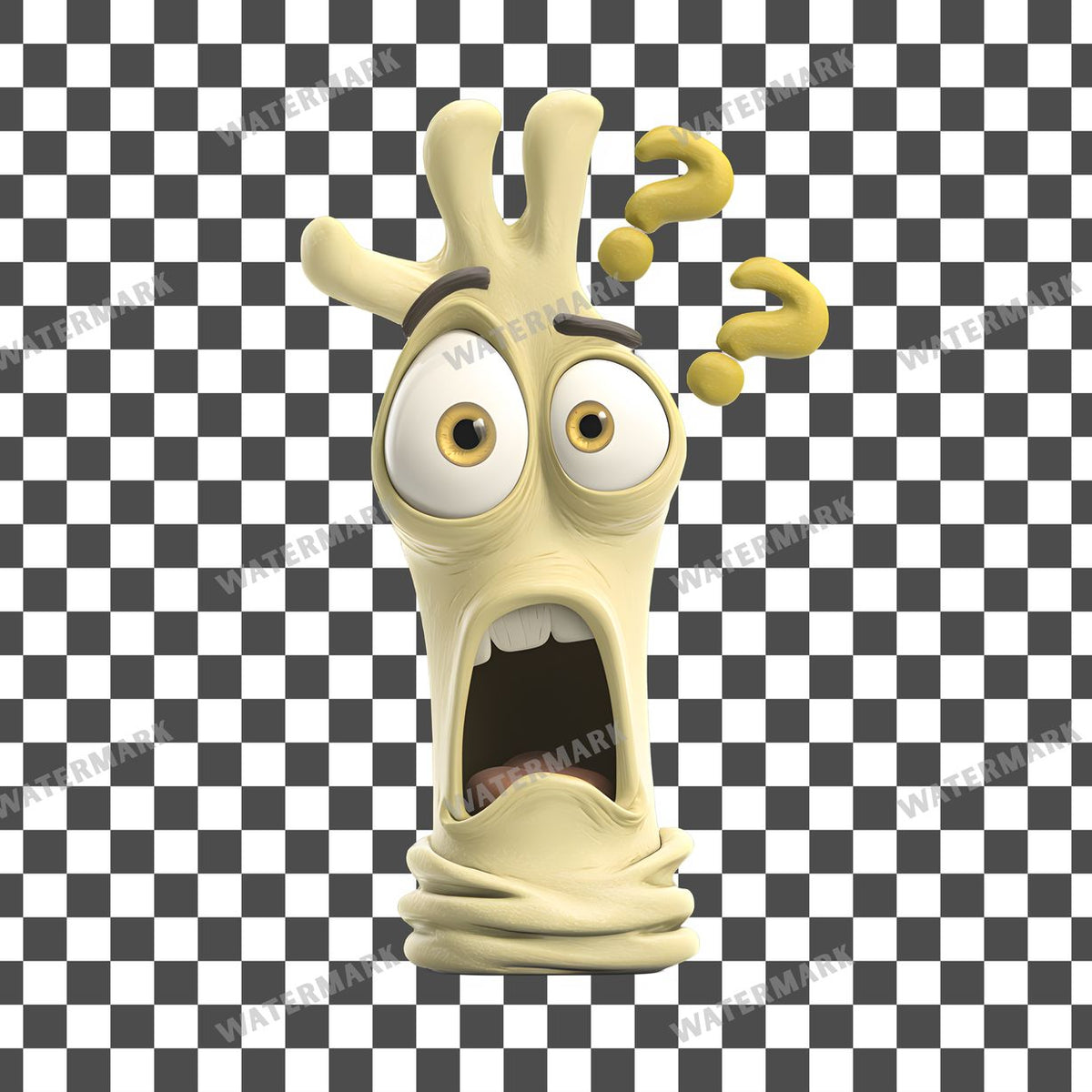 Confused Rubber Band Clipart Pngs