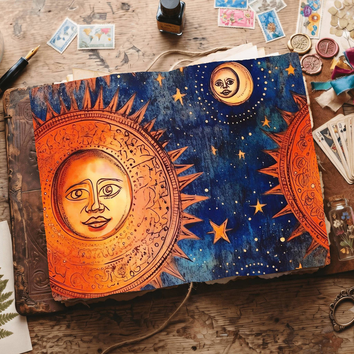 Copper Moon Digital Papers